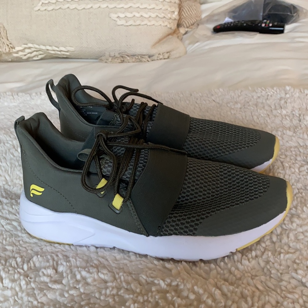 Fabletics Army Green Athletic Shoes